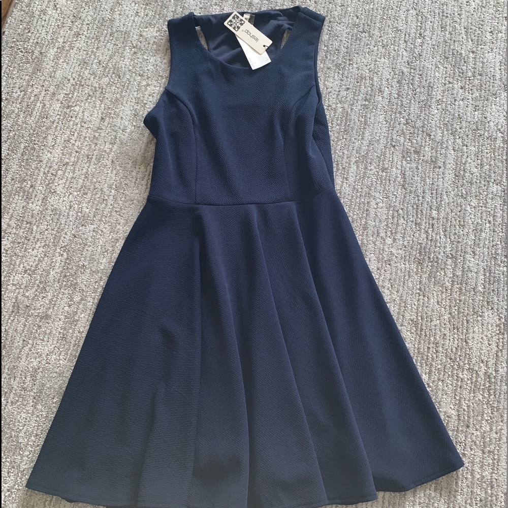 Navy blue dress